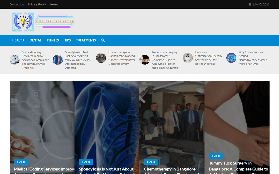 ideafitlifestyle.com publisher screenshot