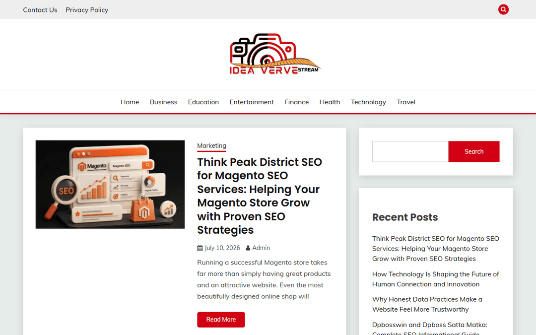 ideavervestream.com publisher screenshot