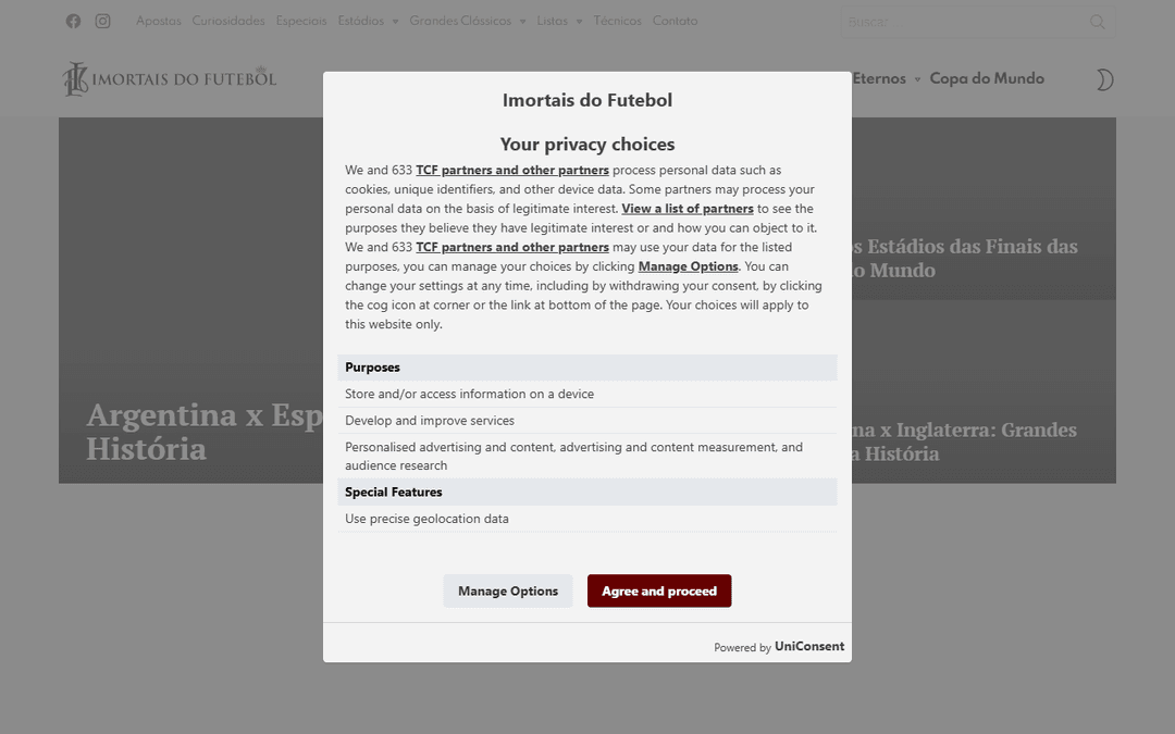 imortaisdofutebol.com publisher screenshot
