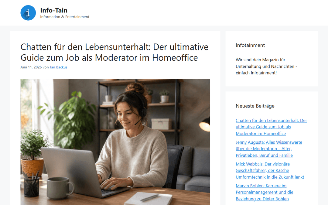 info-tain.de publisher screenshot