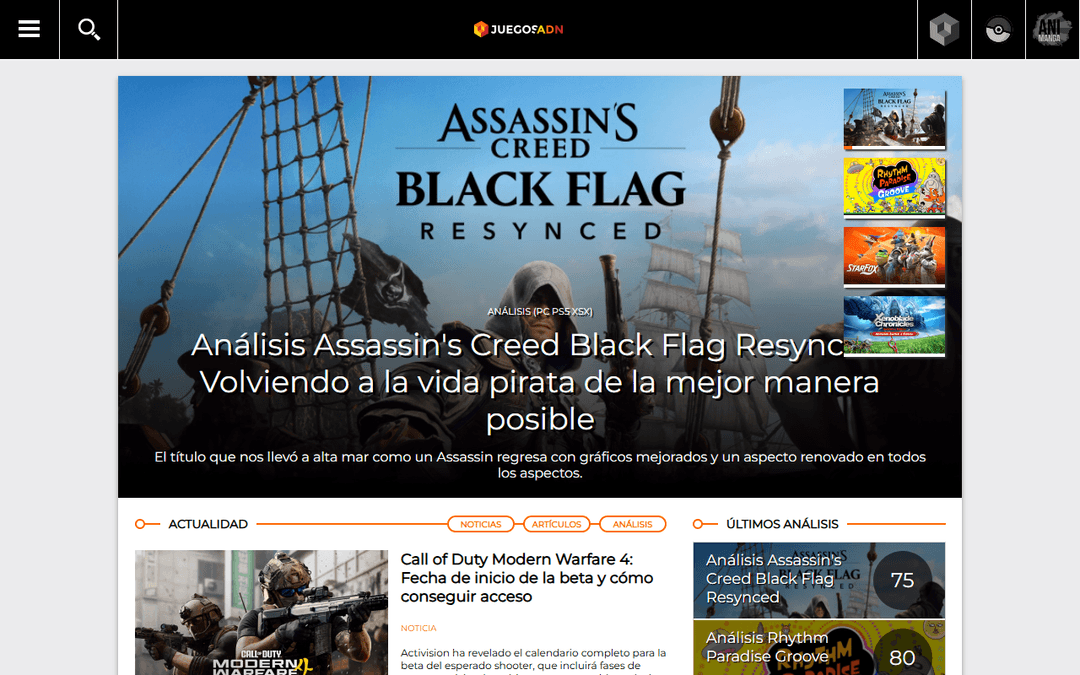 juegosadn.es publisher screenshot