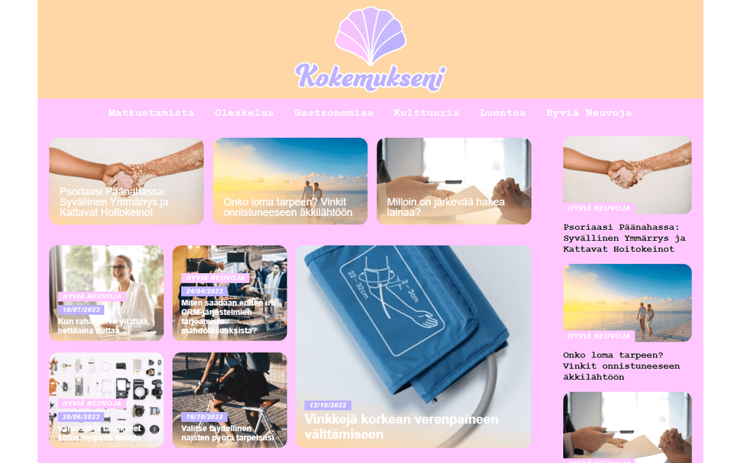 kokemukseni.fi publisher screenshot