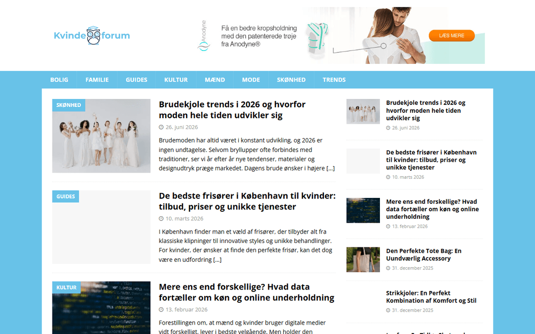 kvindeforum.dk publisher screenshot