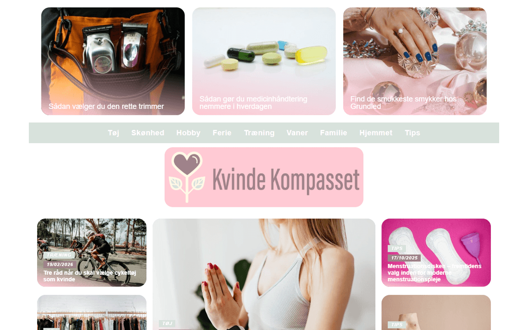 kvindekompasset.dk publisher screenshot