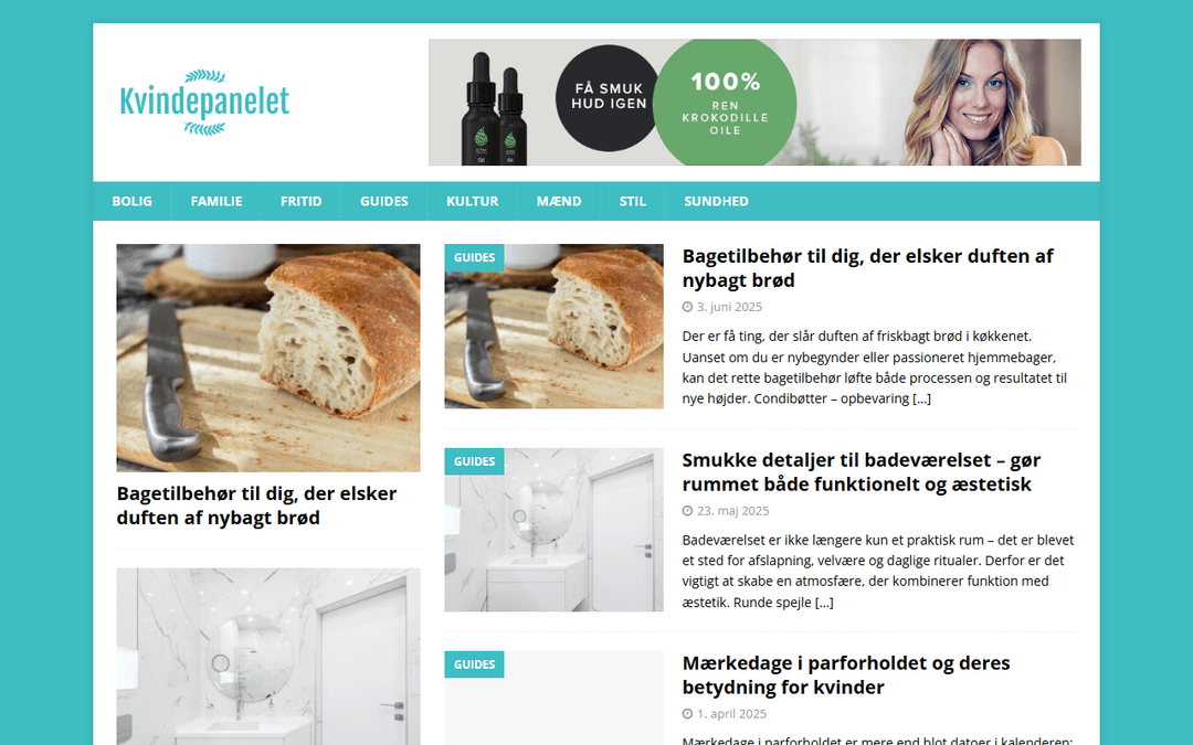 kvindepanelet.dk publisher screenshot