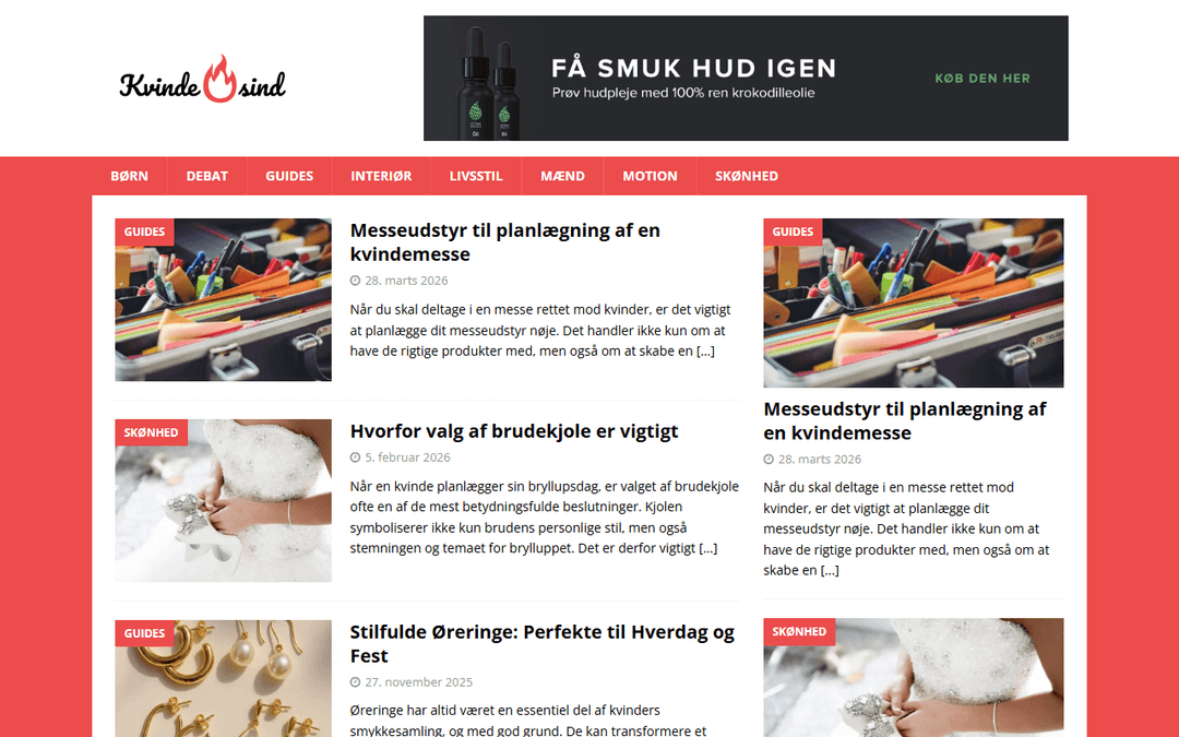 kvindesind.dk publisher screenshot