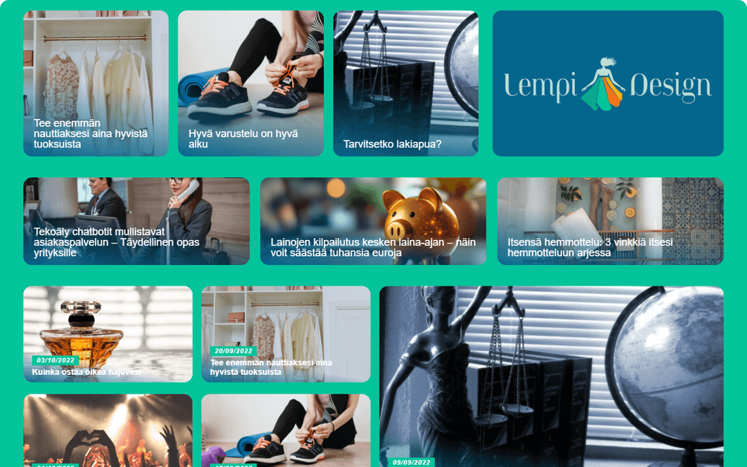 lempidesign.fi publisher screenshot