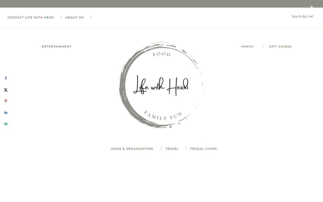Tangkapan layar publisher lifewithheidi.com
