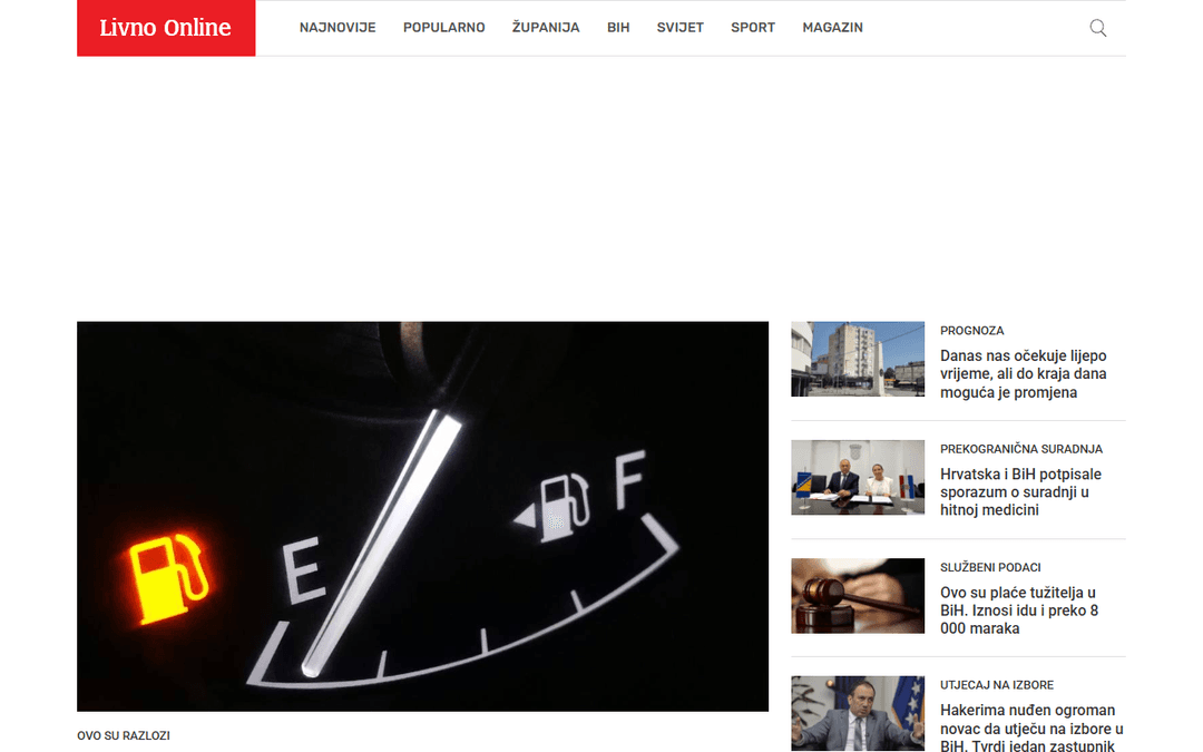 livno-online.com publisher screenshot
