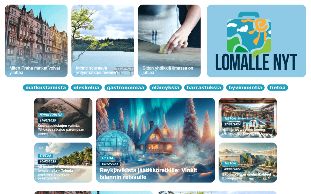lomallenyt.fi publisher screenshot