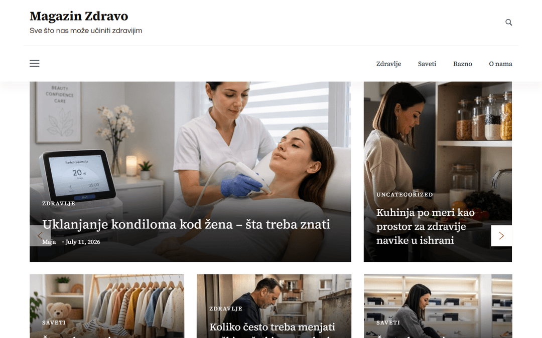 magazinzdravo.rs publisher screenshot