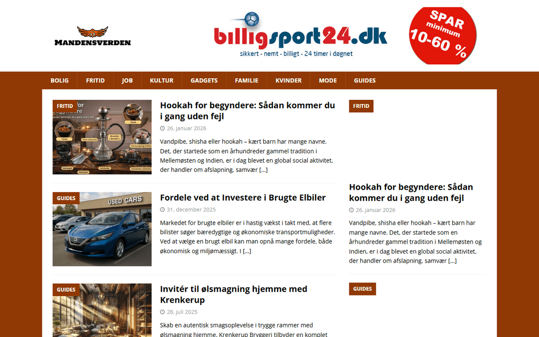 mandensverden.dk publisher screenshot