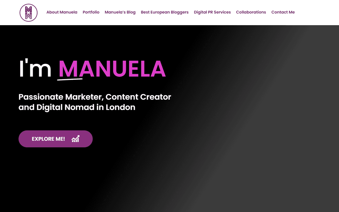 Screenshot des Publishers manuelawillbold.com