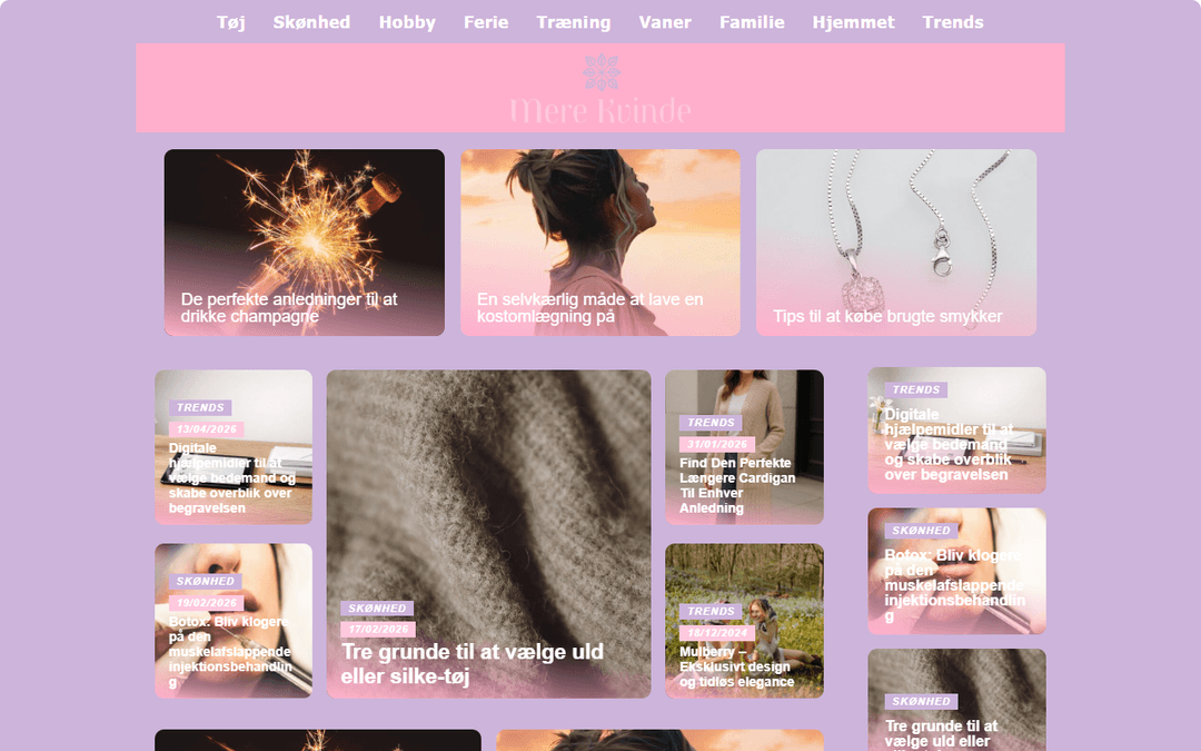 merekvinde.dk publisher screenshot