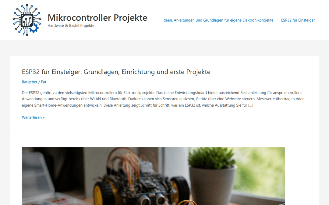 mikrocontroller-projekte.de publisher screenshot