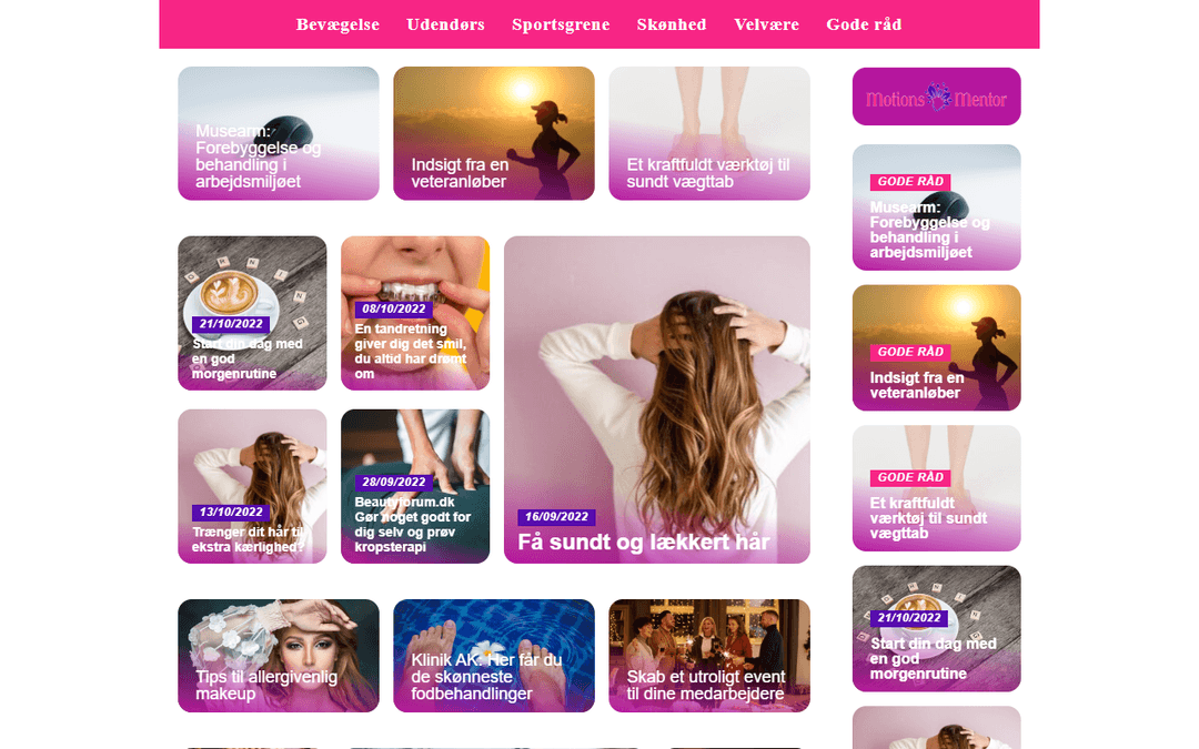 motionsmentor.dk publisher screenshot