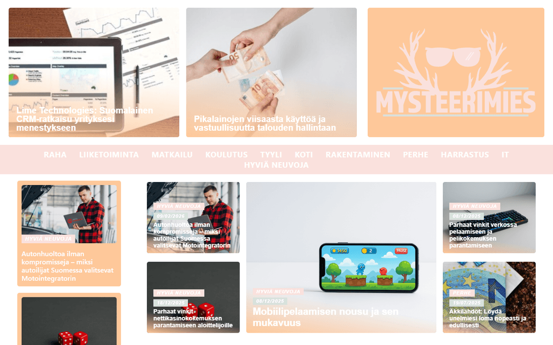 mysteerimies.fi publisher screenshot