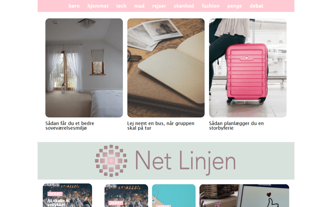 netlinjen.dk publisher screenshot