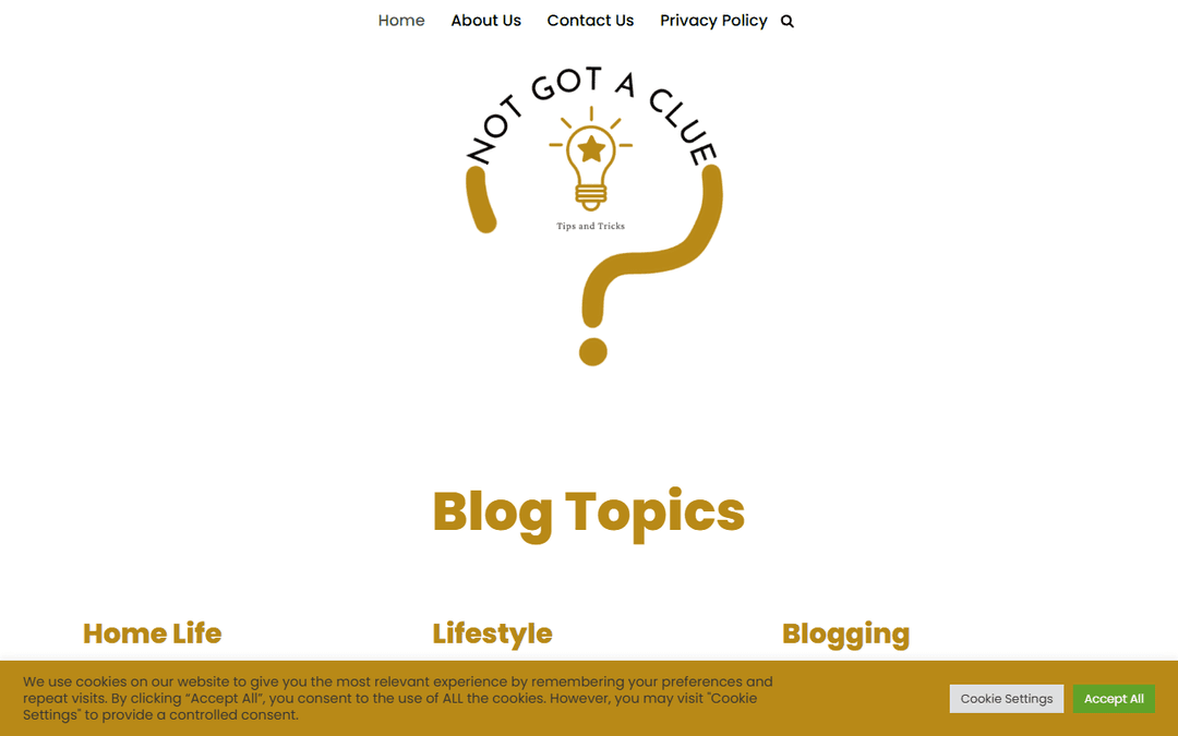 Tangkapan layar publisher notgotaclue.com