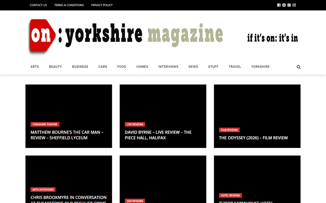 Screenshot des Publishers on-magazine.co.uk