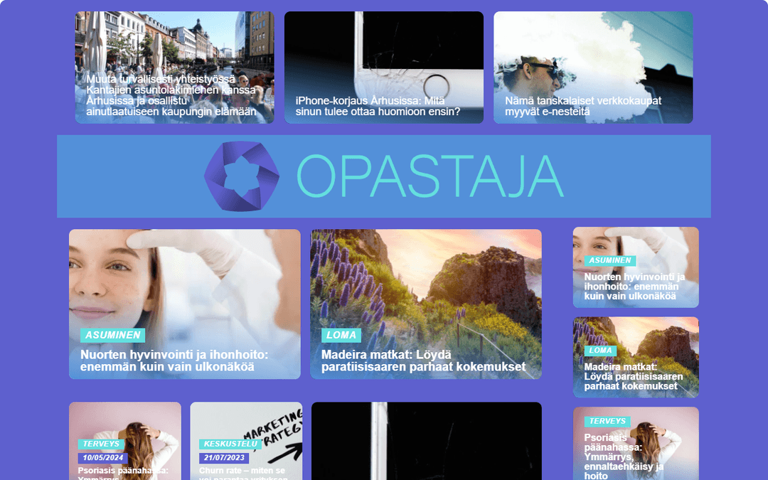 opastaja.fi publisher screenshot