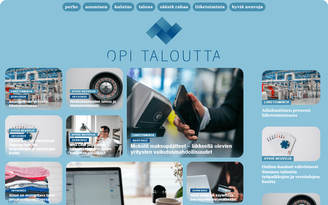 opitaloutta.fi publisher screenshot