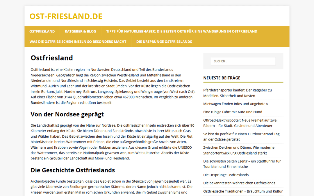 ost-friesland.de publisher screenshot
