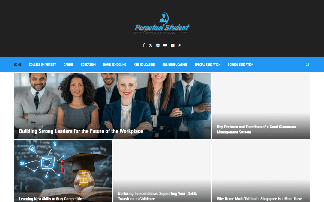 perpetualstudent.net publisher screenshot