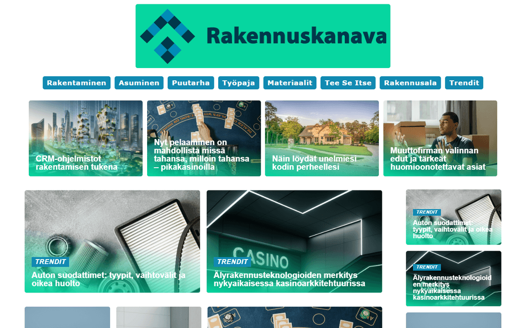 rakennuskanava.fi publisher screenshot