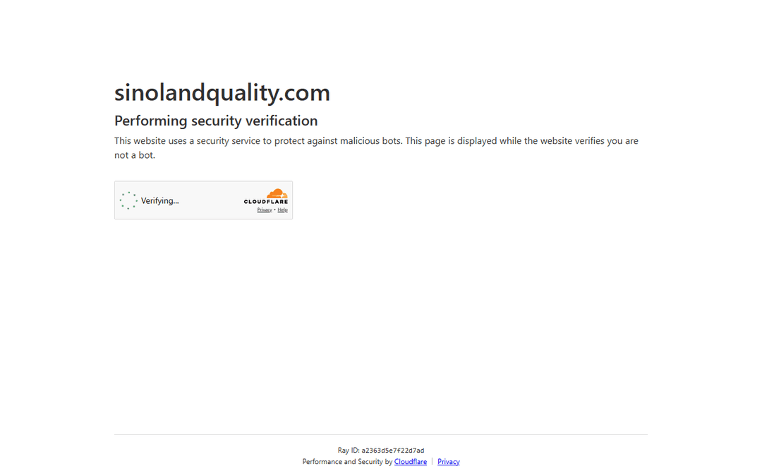 sinolandquality.com publisher screenshot