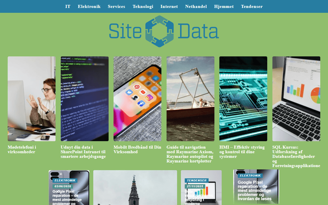 sitedata.dk publisher screenshot