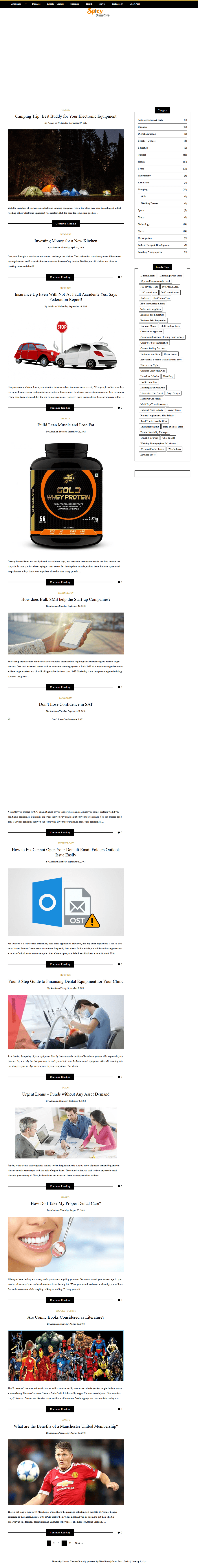 spicybulletins.com publisher screenshot