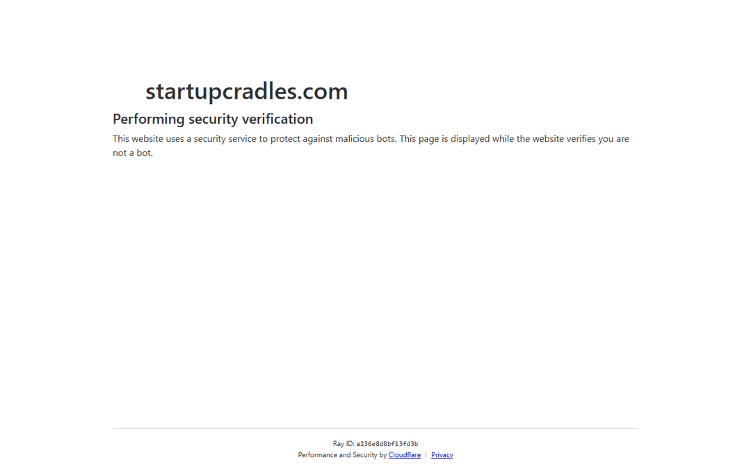 startupcradles.com publisher screenshot
