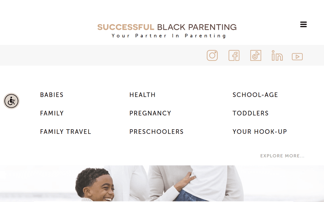 successfulblackparenting.com publisher screenshot