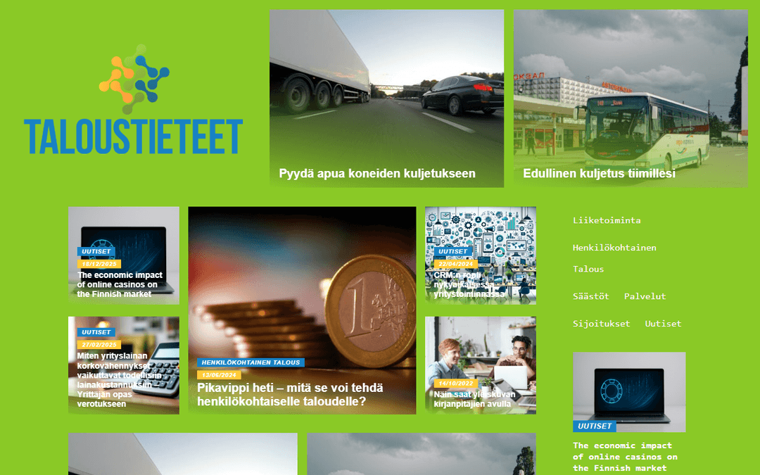 taloustieteet.fi publisher screenshot