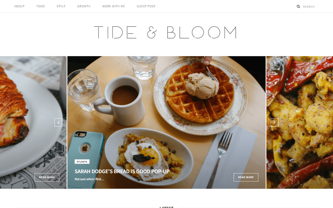 tideandbloom.com publisher screenshot