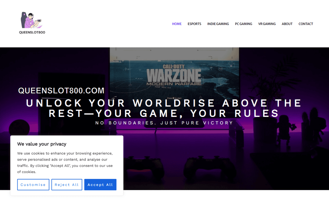 queenslot800.com publisher screenshot