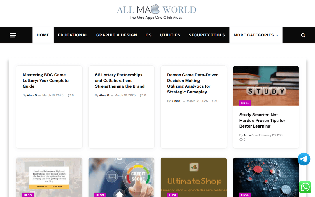 allmacworldz.com publisher screenshot