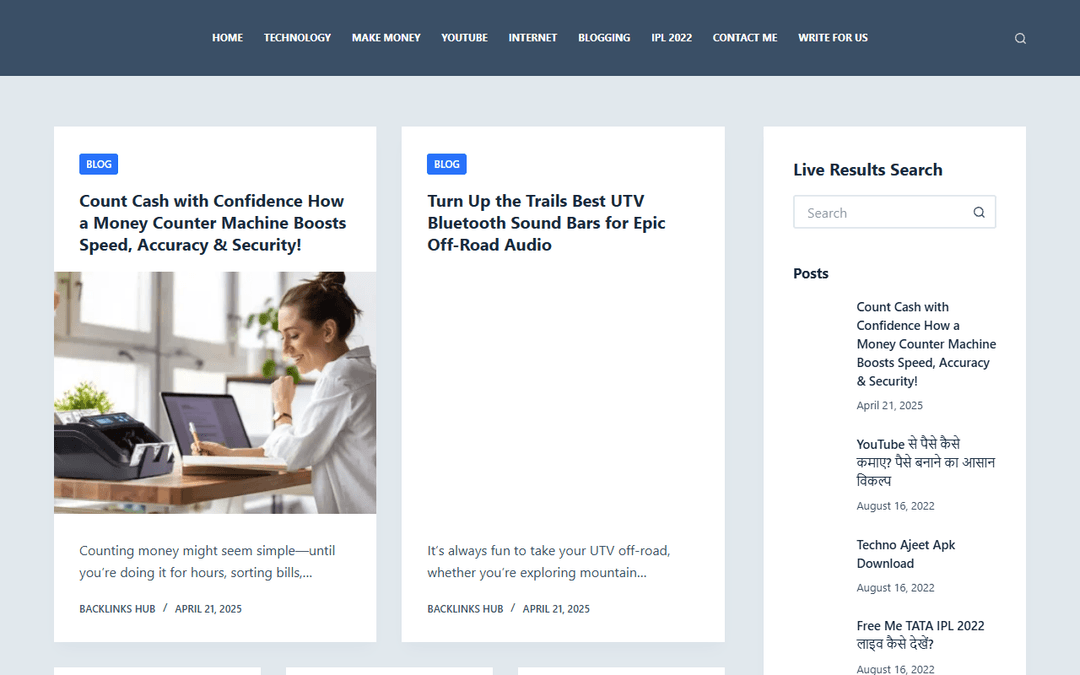 technoajeet.net publisher screenshot