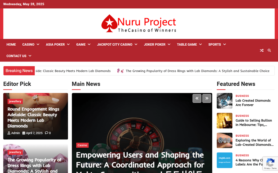 nuruproject.org publisher screenshot