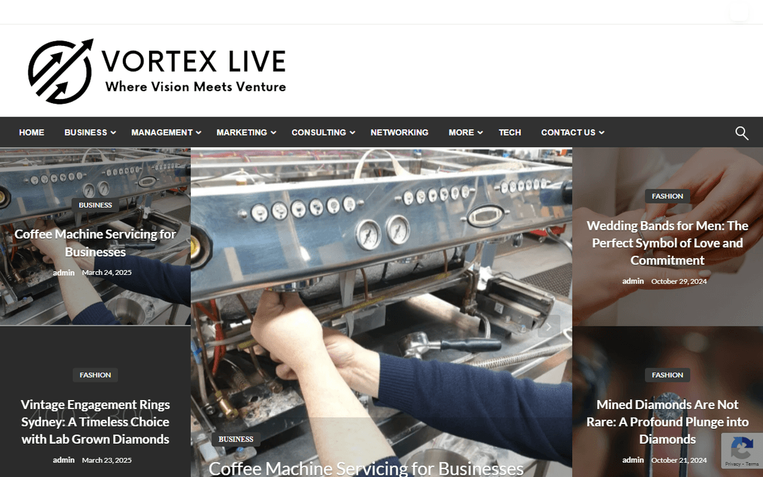 vortexlive.ca publisher screenshot