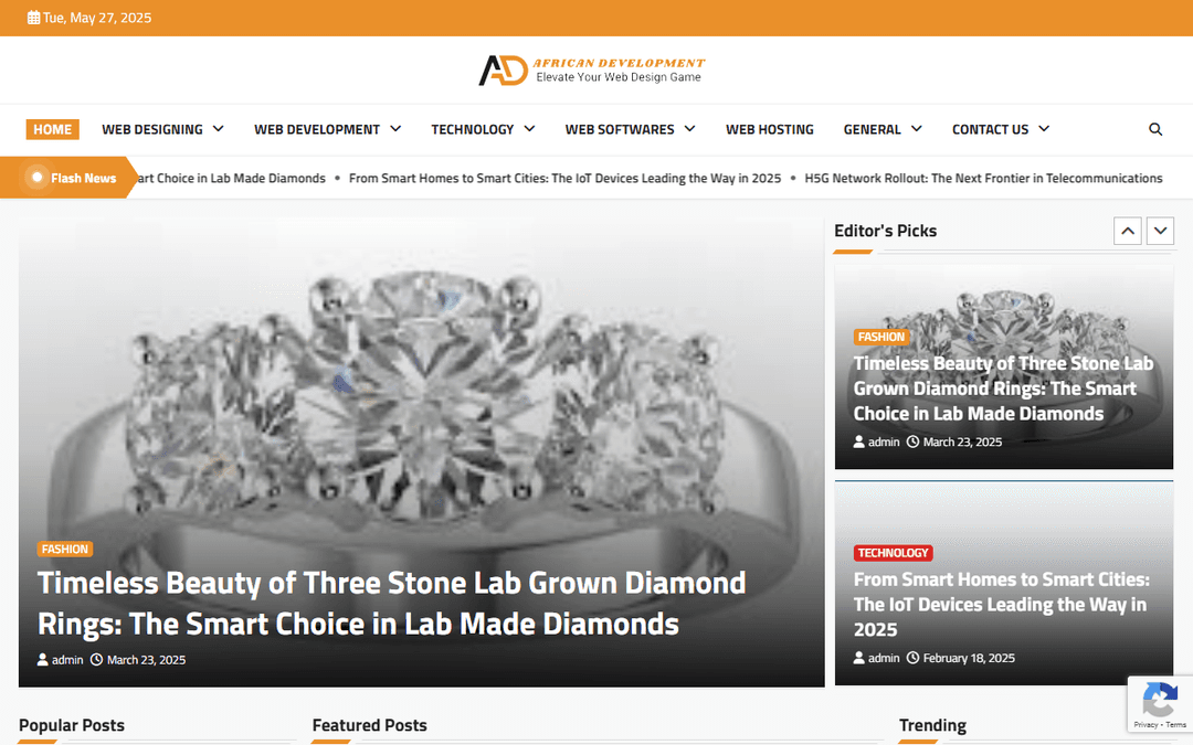 african-development.com publisher screenshot