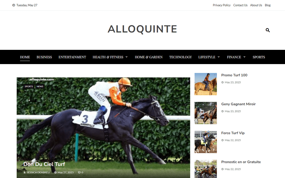alloquinte.com publisher screenshot