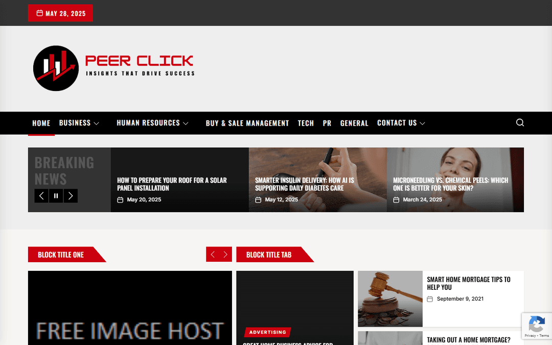 peerclick.net publisher screenshot