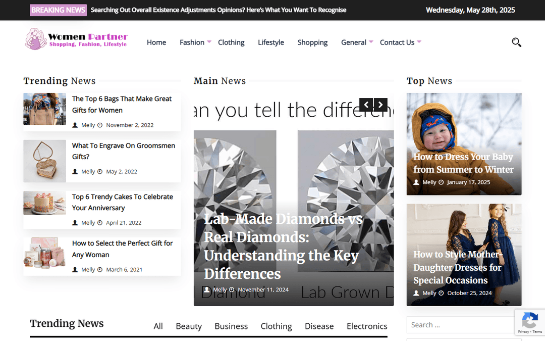 womenpartner.org publisher screenshot