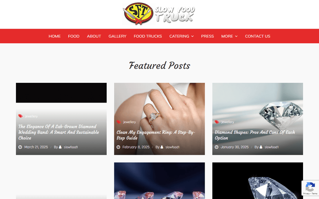 slowfoodtruck.com publisher screenshot
