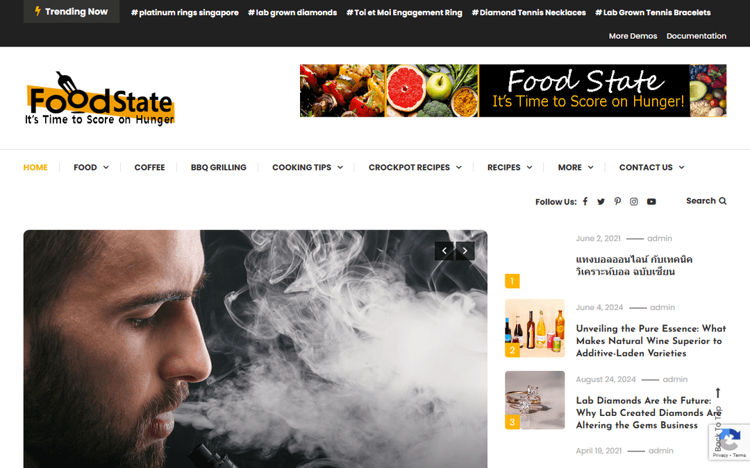 foodstate.ca publisher screenshot