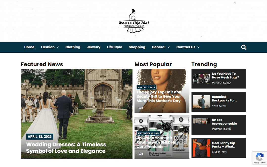 womenlikethat.co.uk publisher screenshot