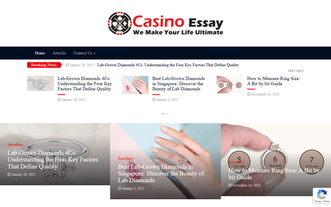 casinoessay.com publisher screenshot