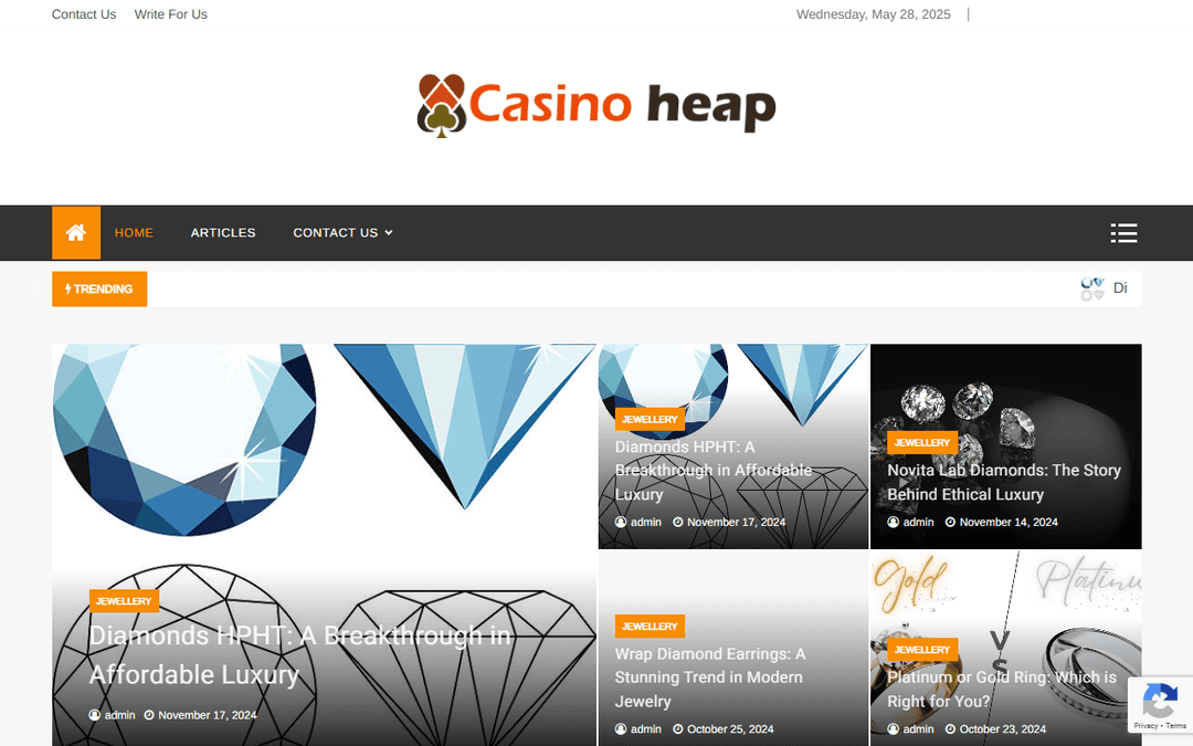 casinoheap.com publisher screenshot